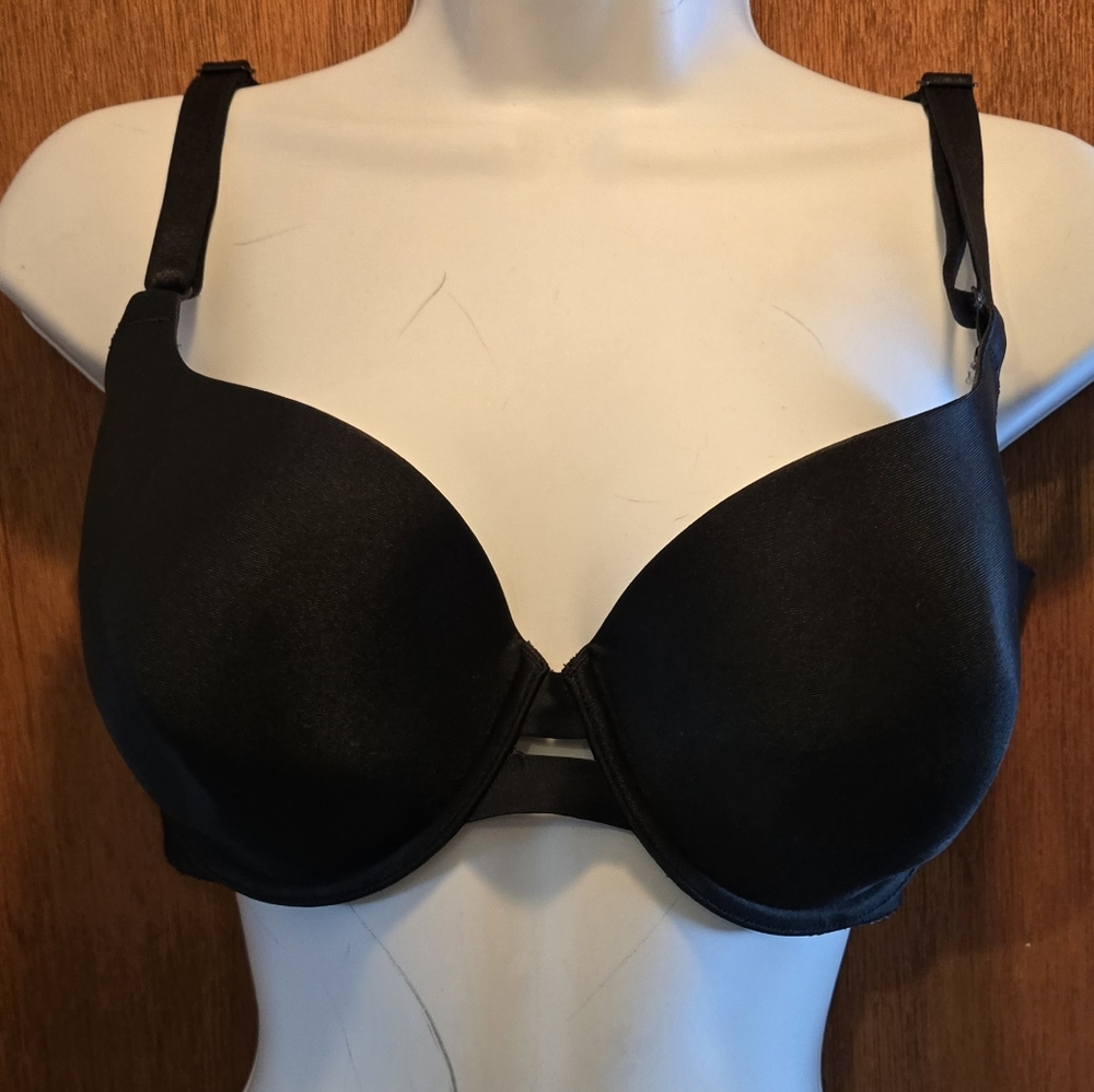 Warner's Body Heaven Women's Black Bra Sz36D - Picture 2 of 5